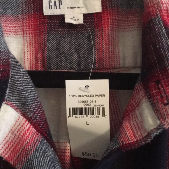 Men’s cotton flannel shirt NWT - Picture 4 of 5